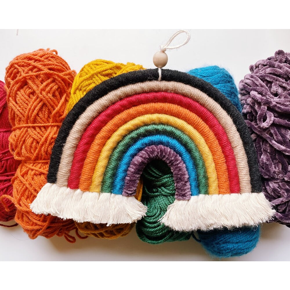 multicolor wall rainbow