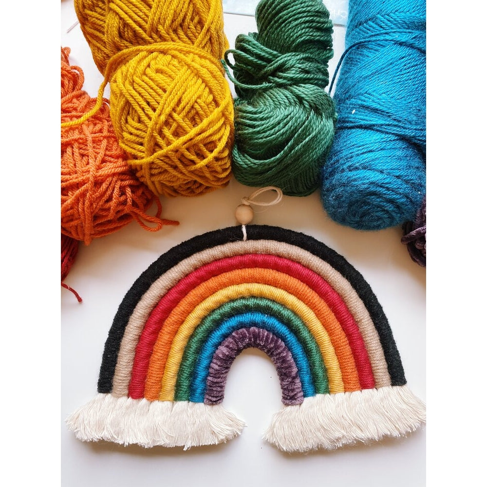 multicolor wall rainbow