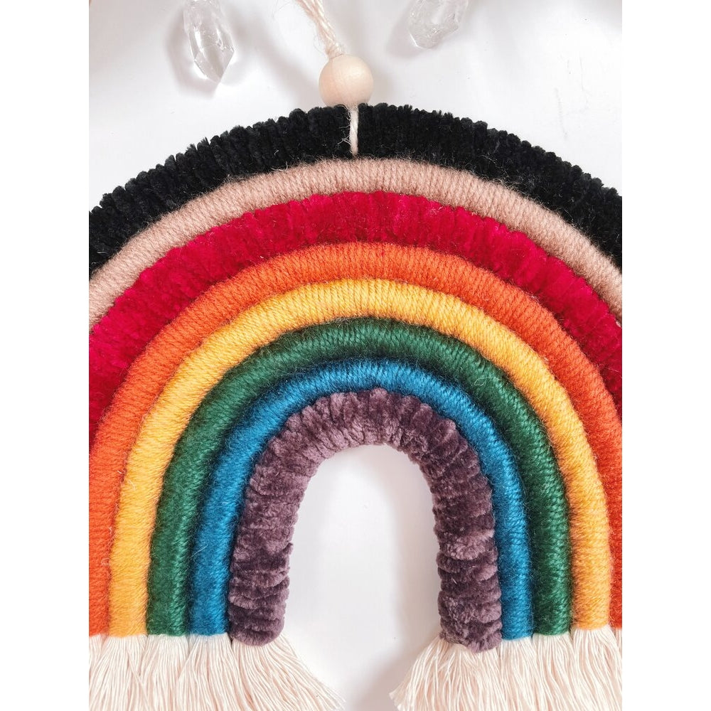 multicolor wall rainbow