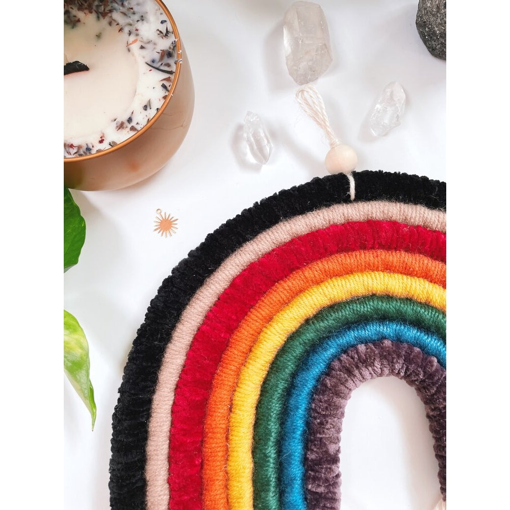 multicolor wall rainbow