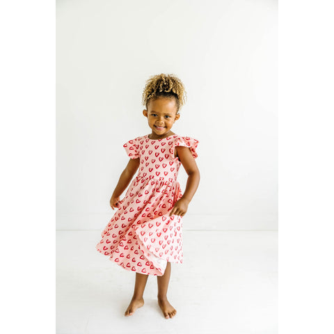 olivia dress in happy hearts