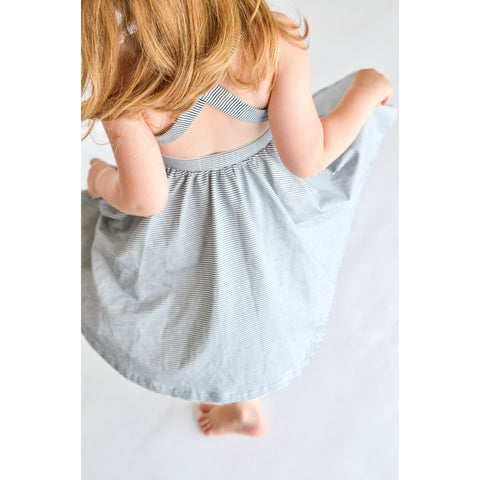 olliejay navy stripe tank dress