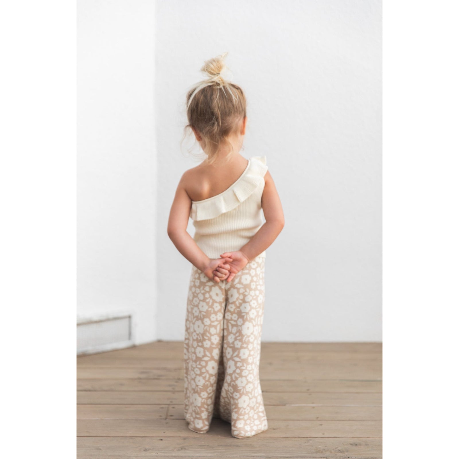 one strap knit tank in butter