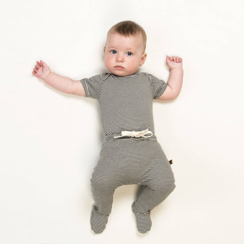 organic short sleeve body suit