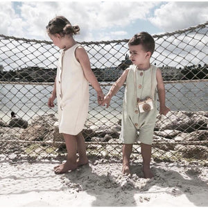 organic zoo mist romper