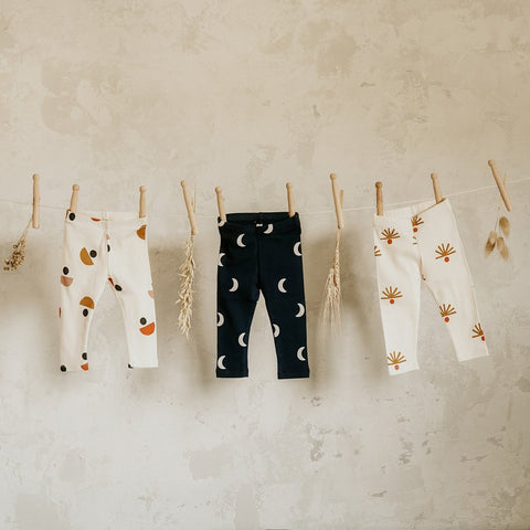 organic zoo navy midnight leggings