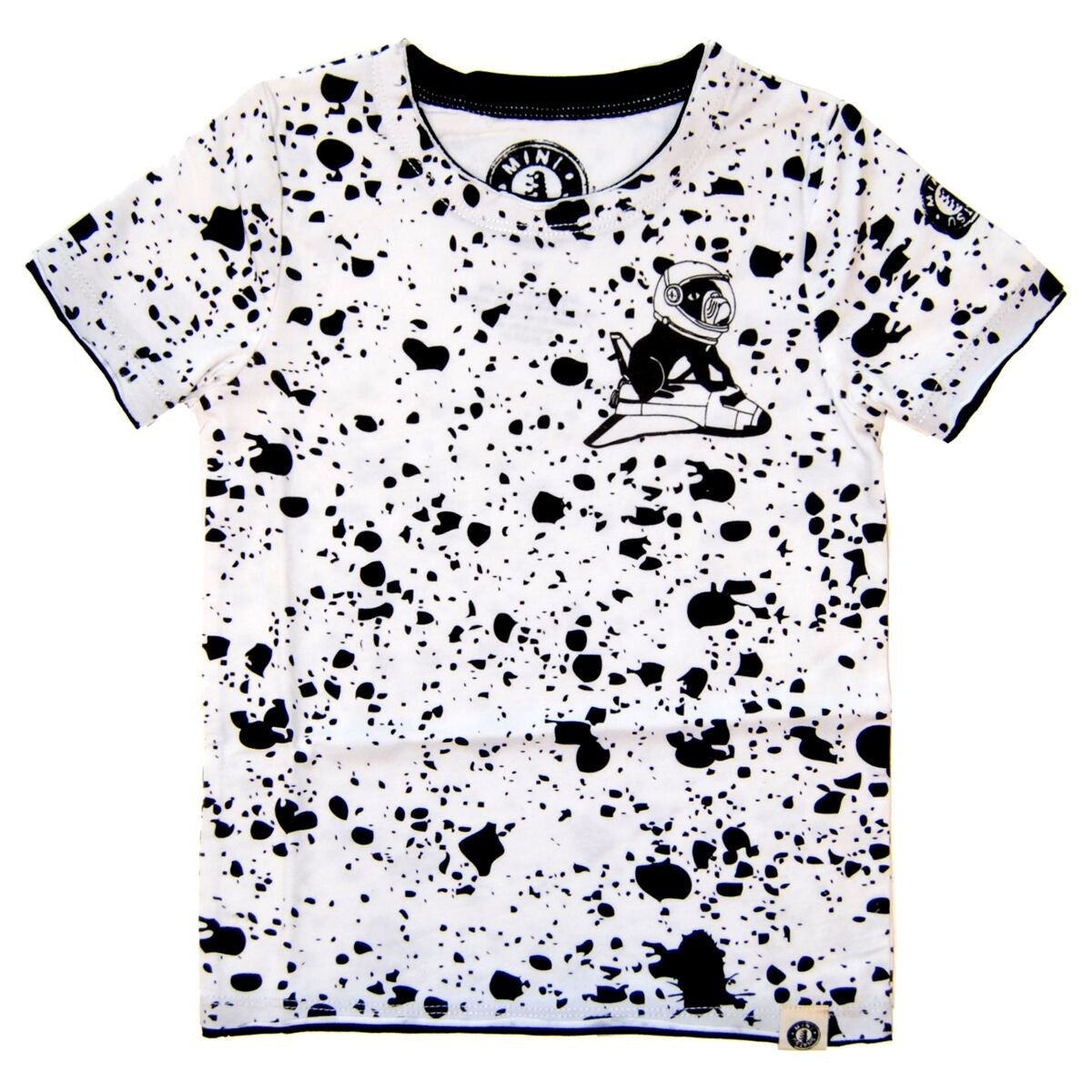 outer space splatter tee