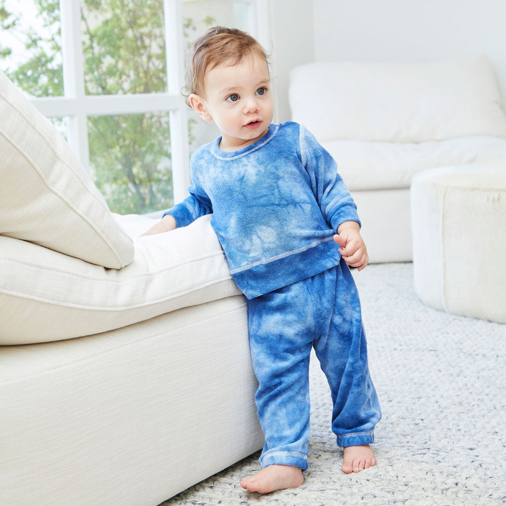 Baby Organic Marble Loop Terry Loungewear Set-Whim-zzz