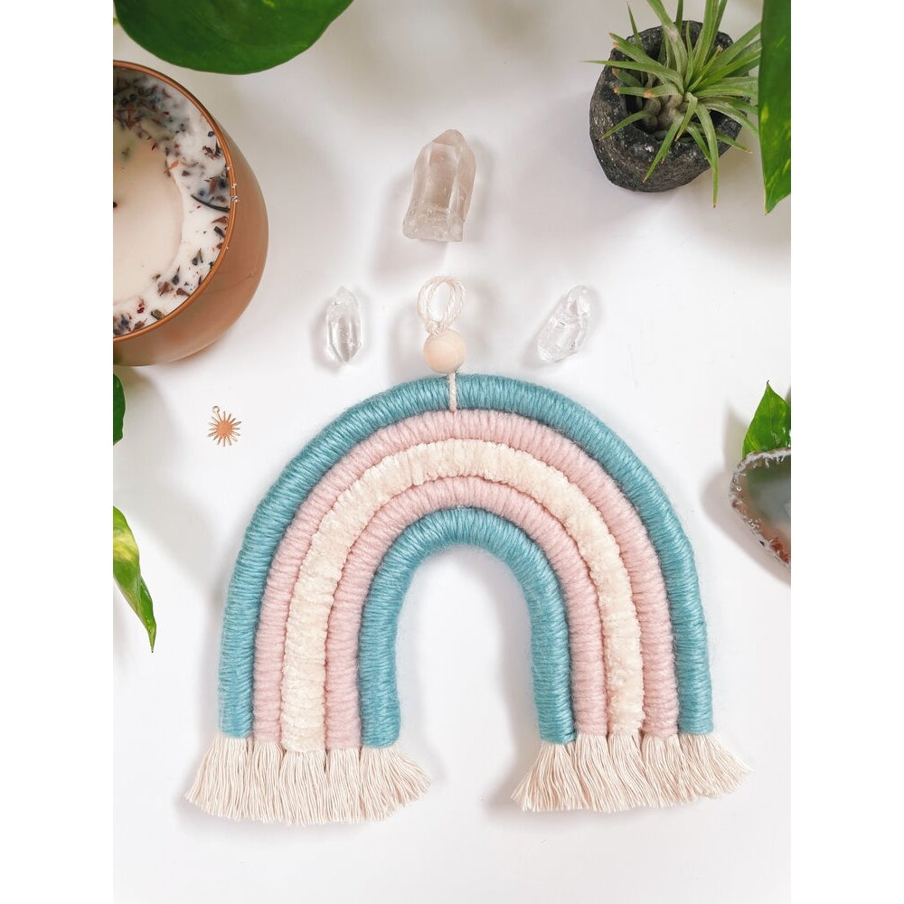 pastel wall rainbow