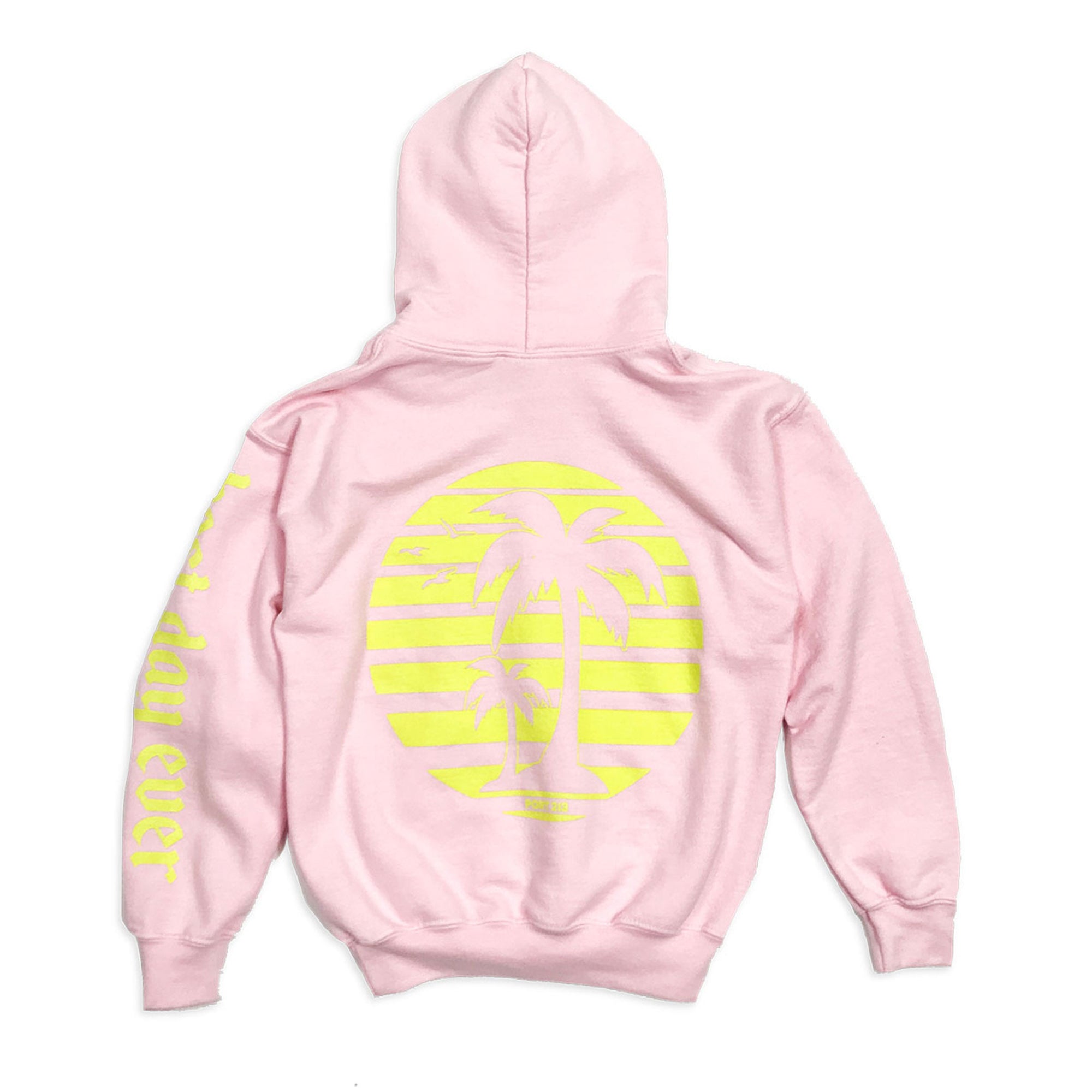 pink best day hoodie