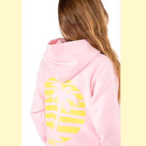 pink best day hoodie