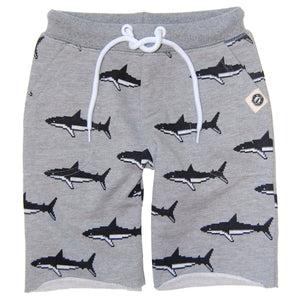pixel shark shorts
