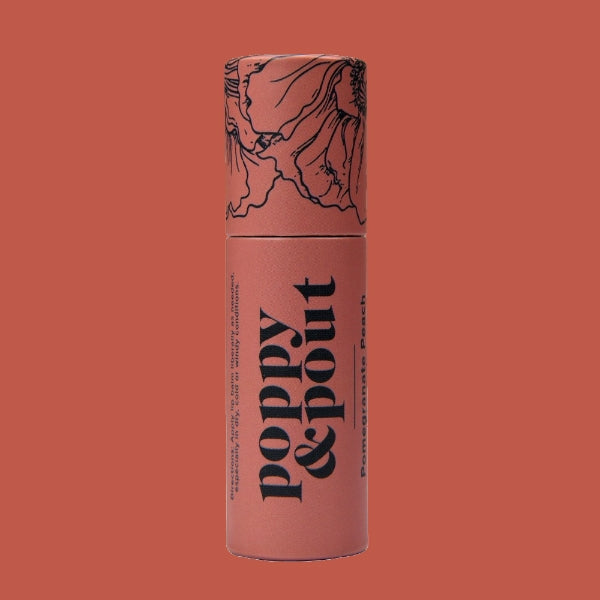 pomegranate peach lip balm