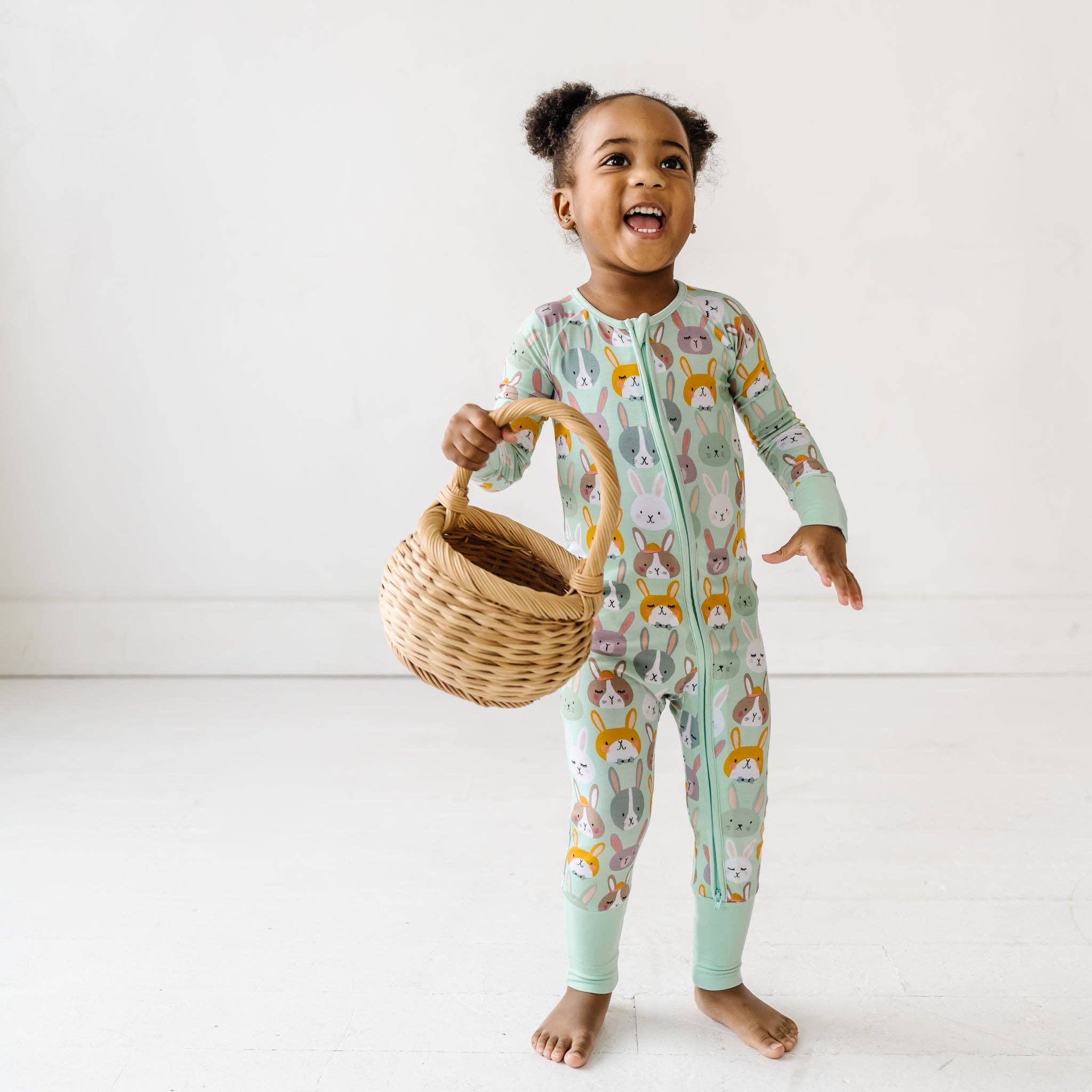 rad rabbits bamboo viscose convertible romper/sleeper