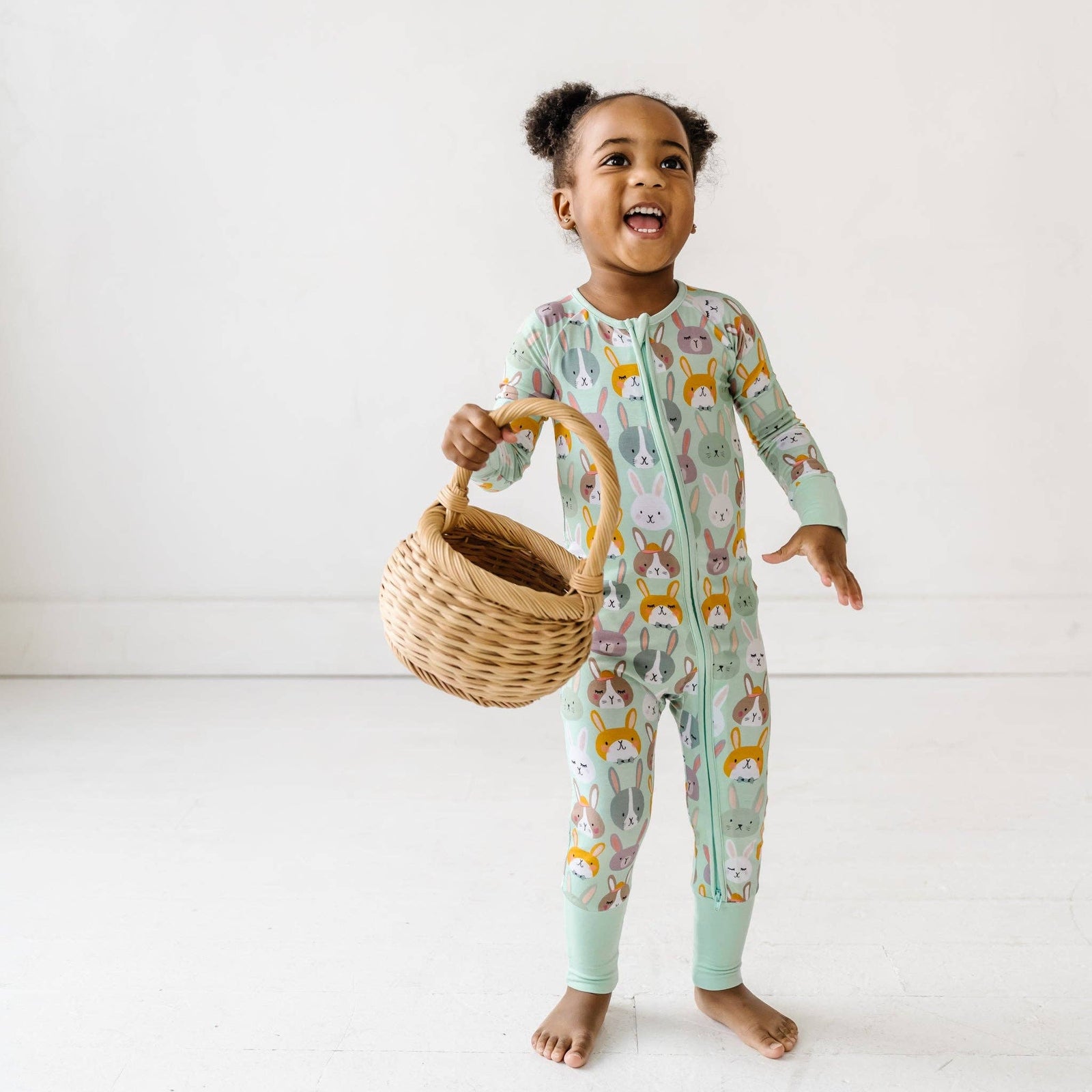 rad rabbits bamboo viscose convertible romper/sleeper