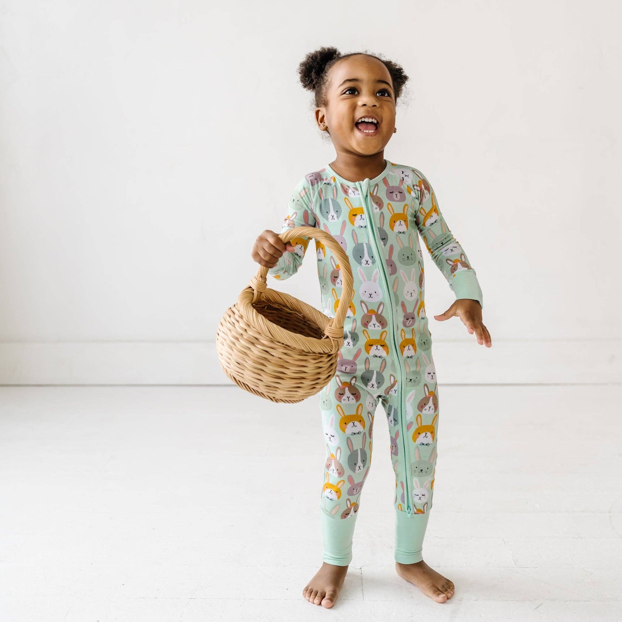 rad rabbits bamboo viscose convertible romper/sleeper
