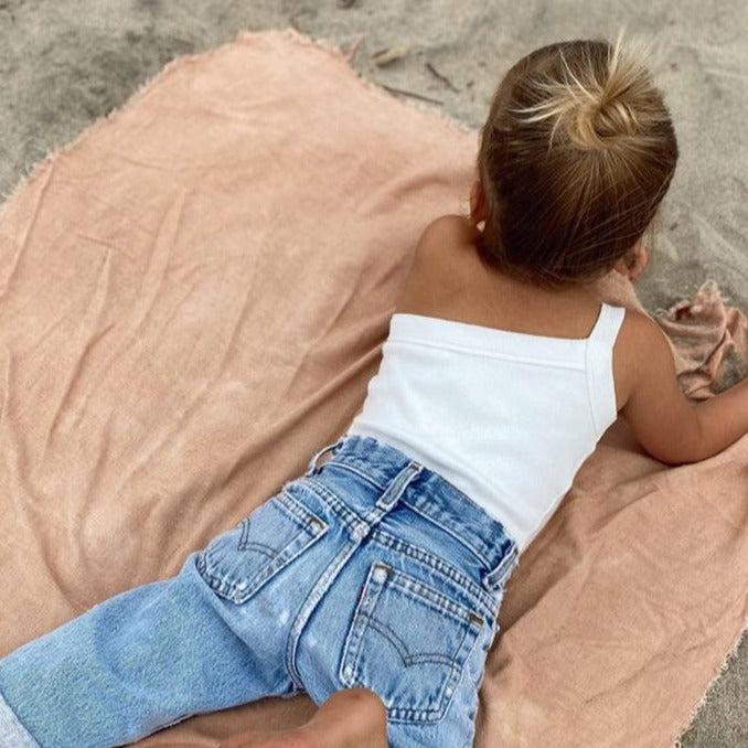 raised by water x shop kai blue one strap body suit