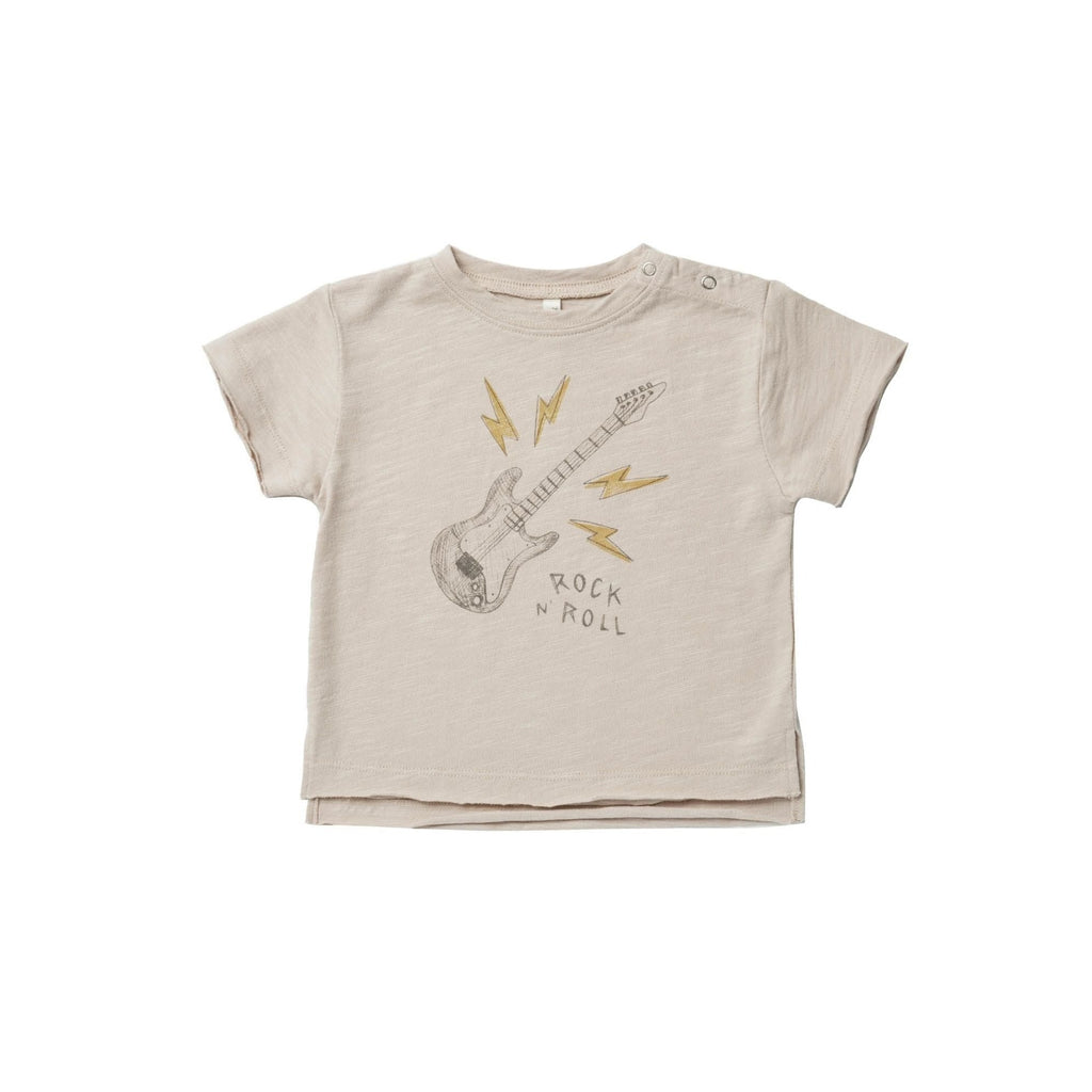 raw edge t-shirt || guitar