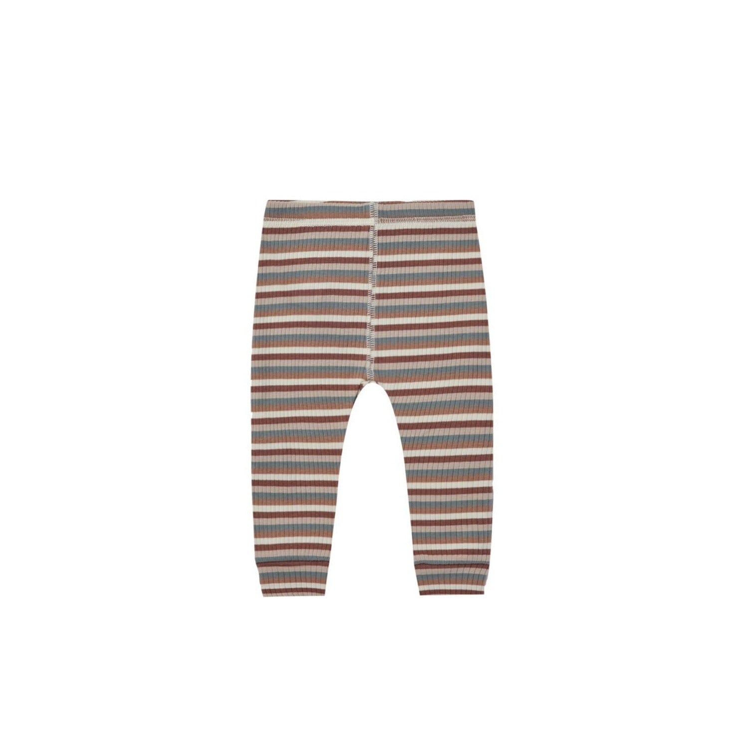 ribbed leggings | autumn stripe