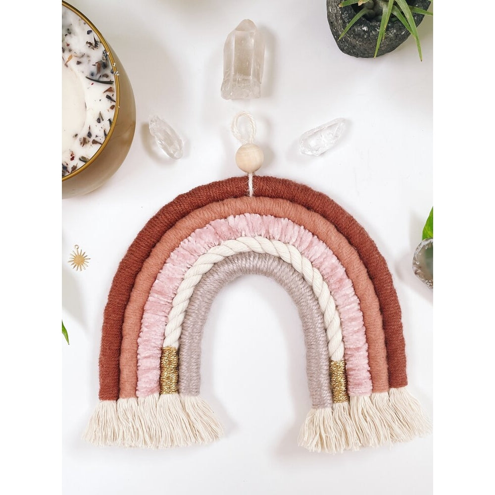 rose quartz wall rainbow