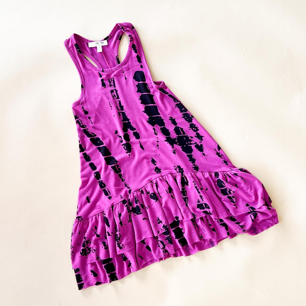 scout x-ray dress in magenta