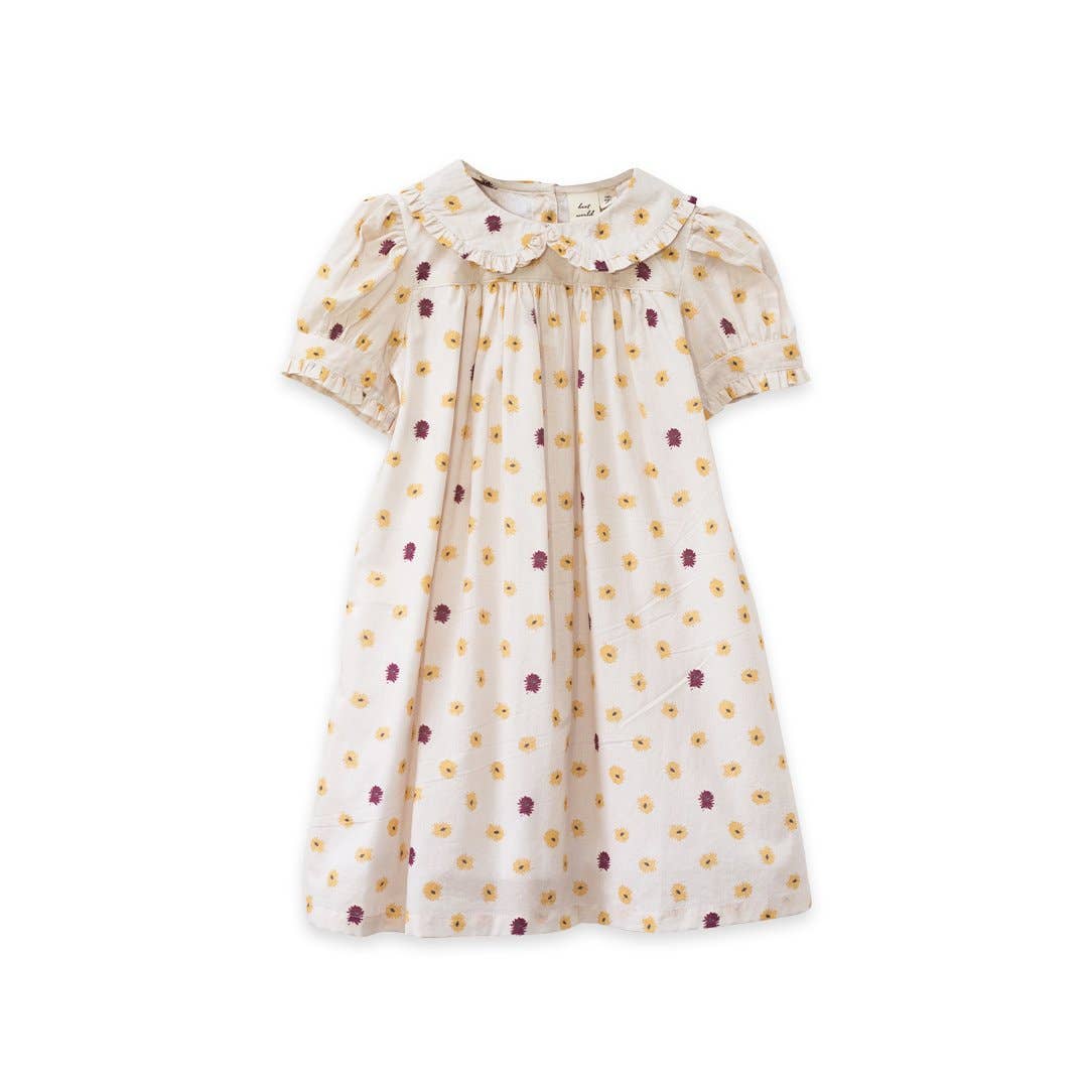 selah dress in yellow daisies