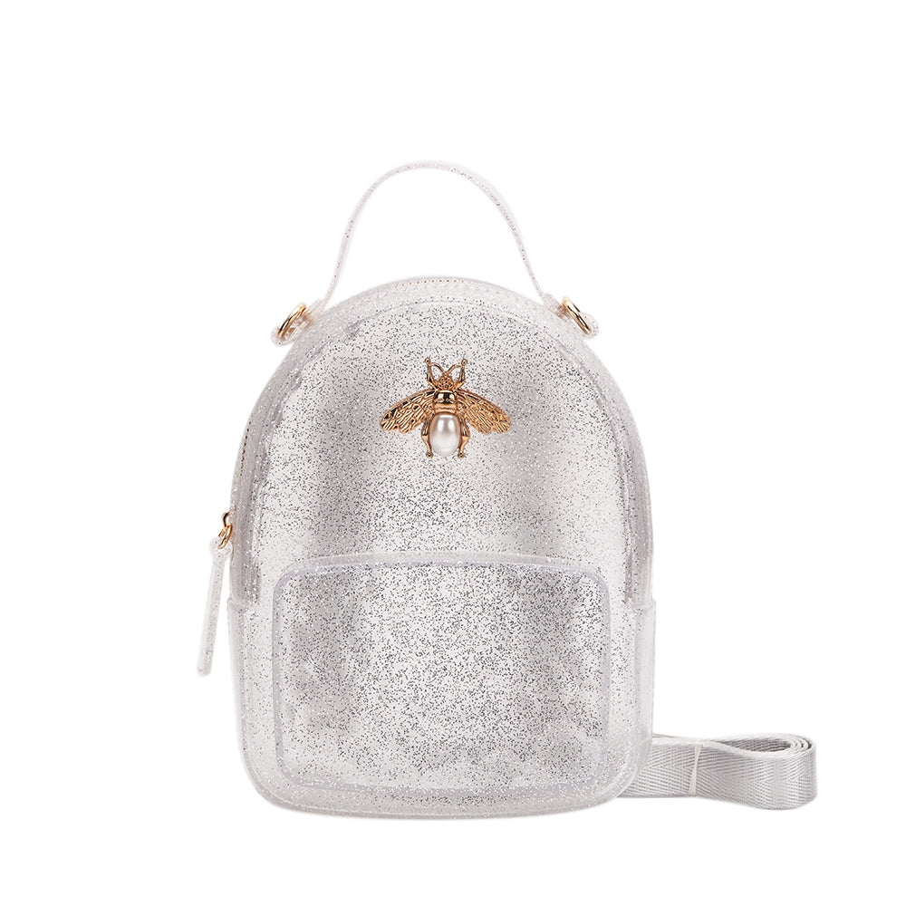 silver bee jelly mini backpack