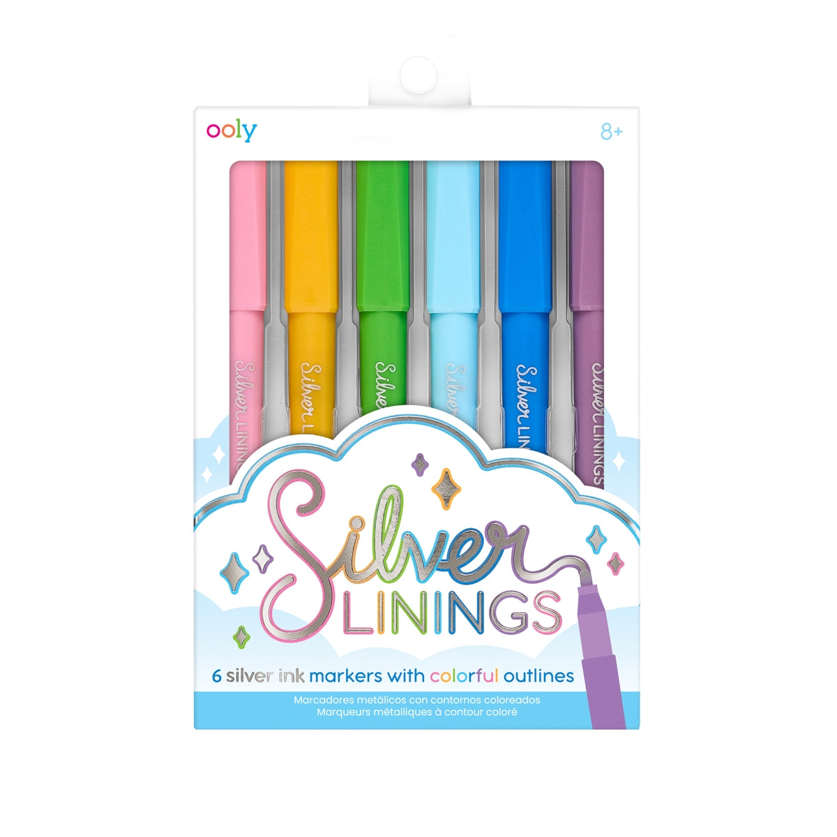 silver linings outline markers