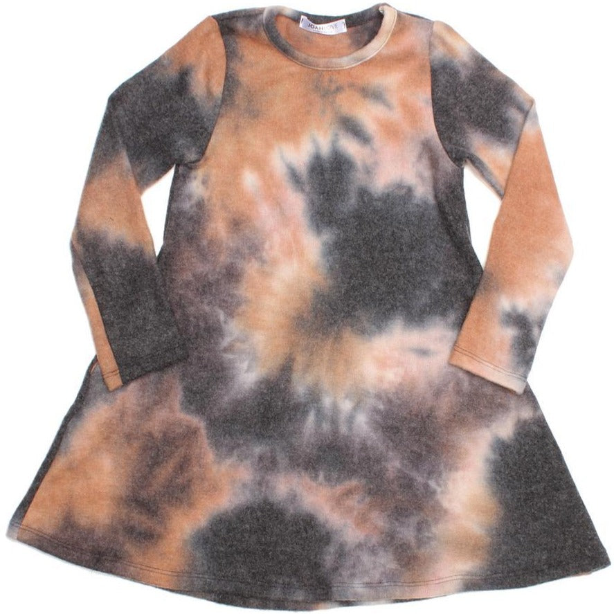 sisley rust tie dye dress