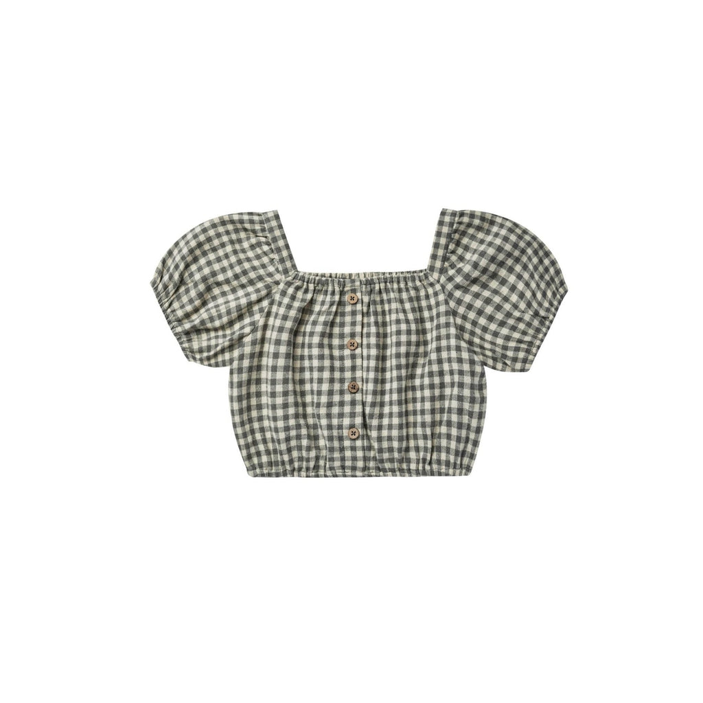 skipper top || marine gingham