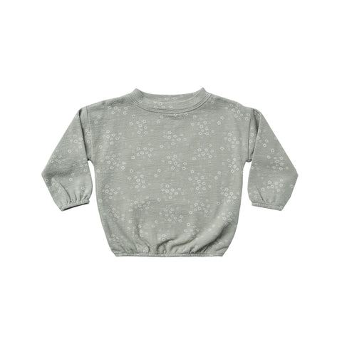 slouchy pullover in meadow