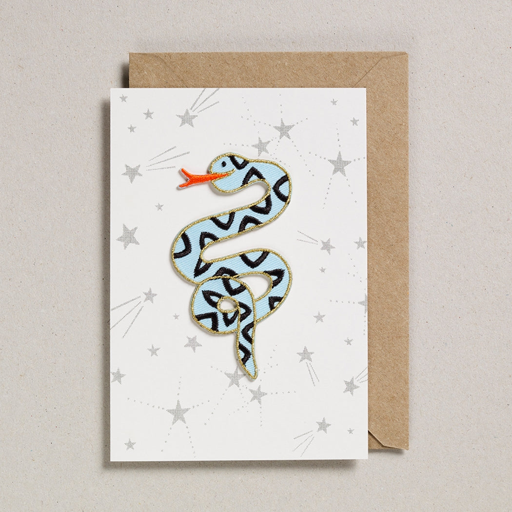 snake patch card