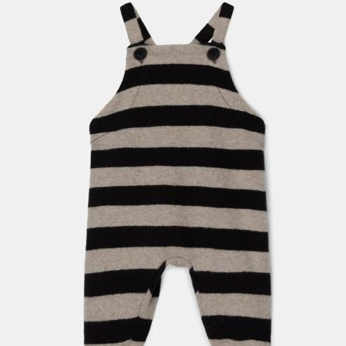 striped baby overalls
