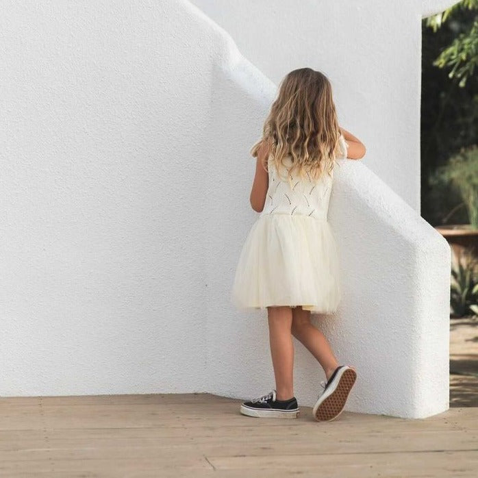 summer wren dress in butter