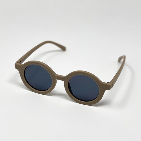 sustainable sunglasses in taupe