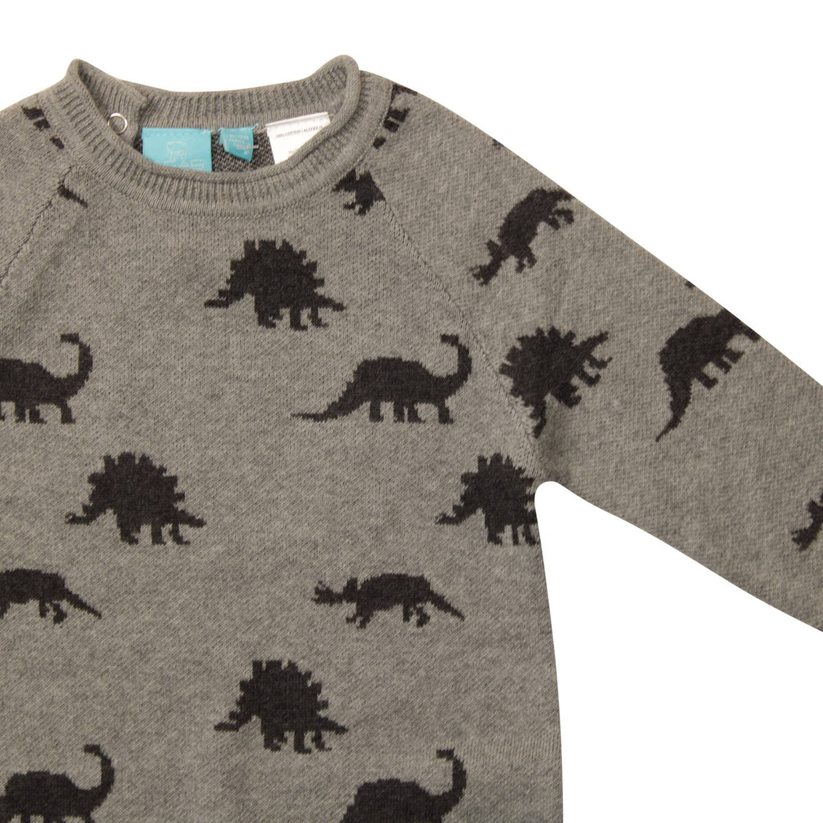 sweater romper in dinos