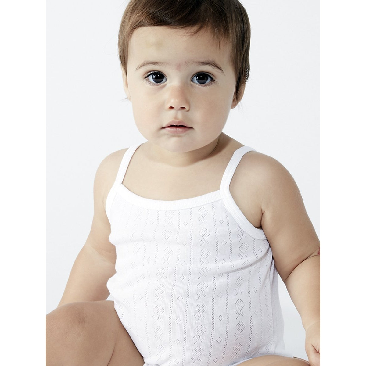 tank onesie in white