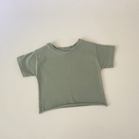 the boxy tee in sage