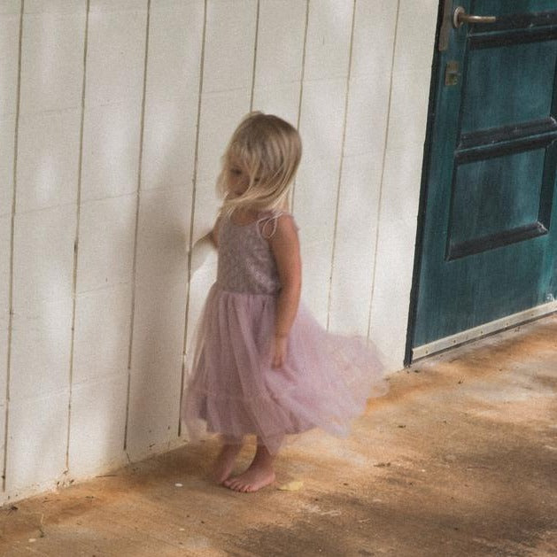 the elle dress in lavender