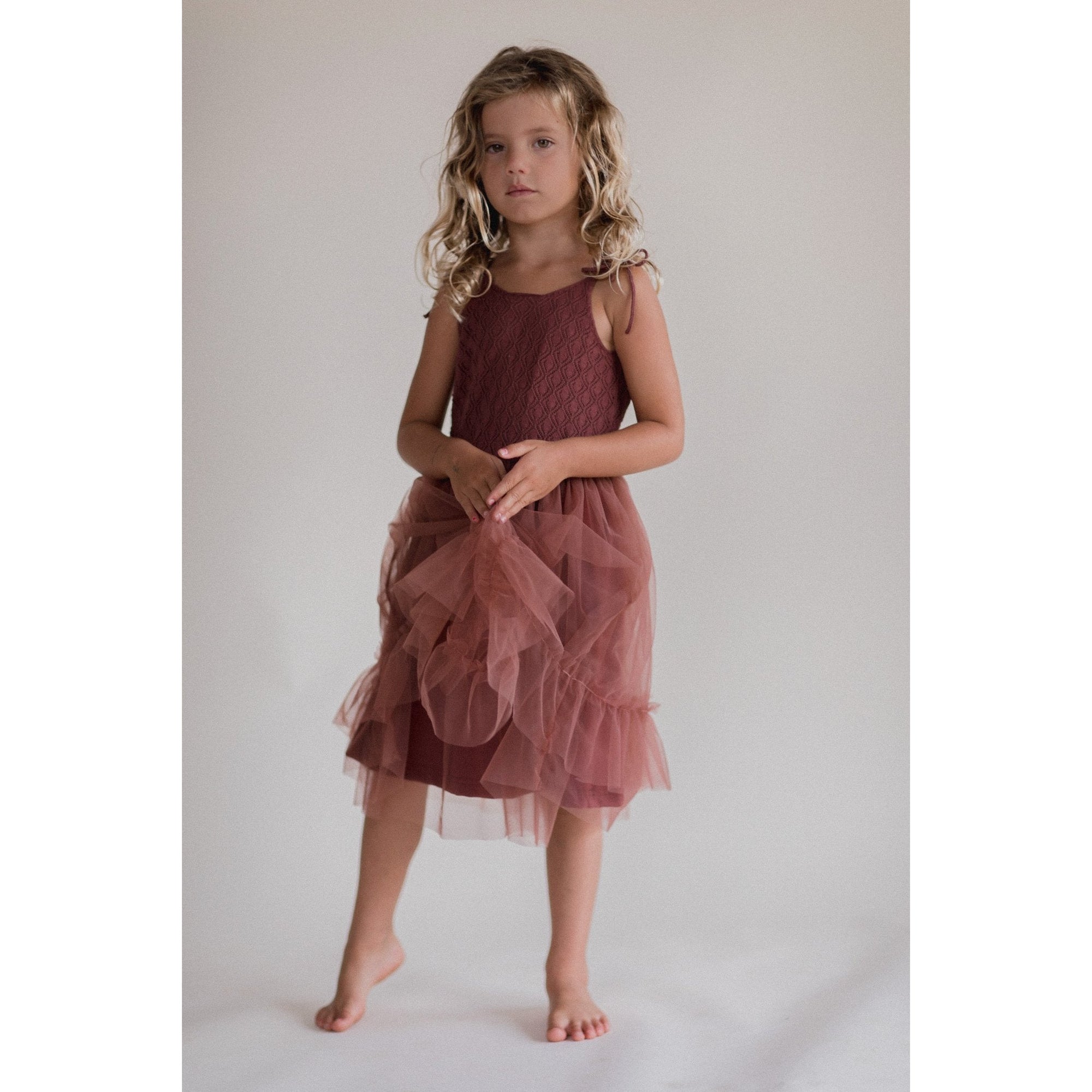 the elle dress in rosewood