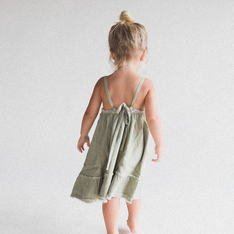 the louise dress in sage