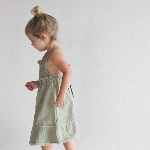 the louise dress in sage