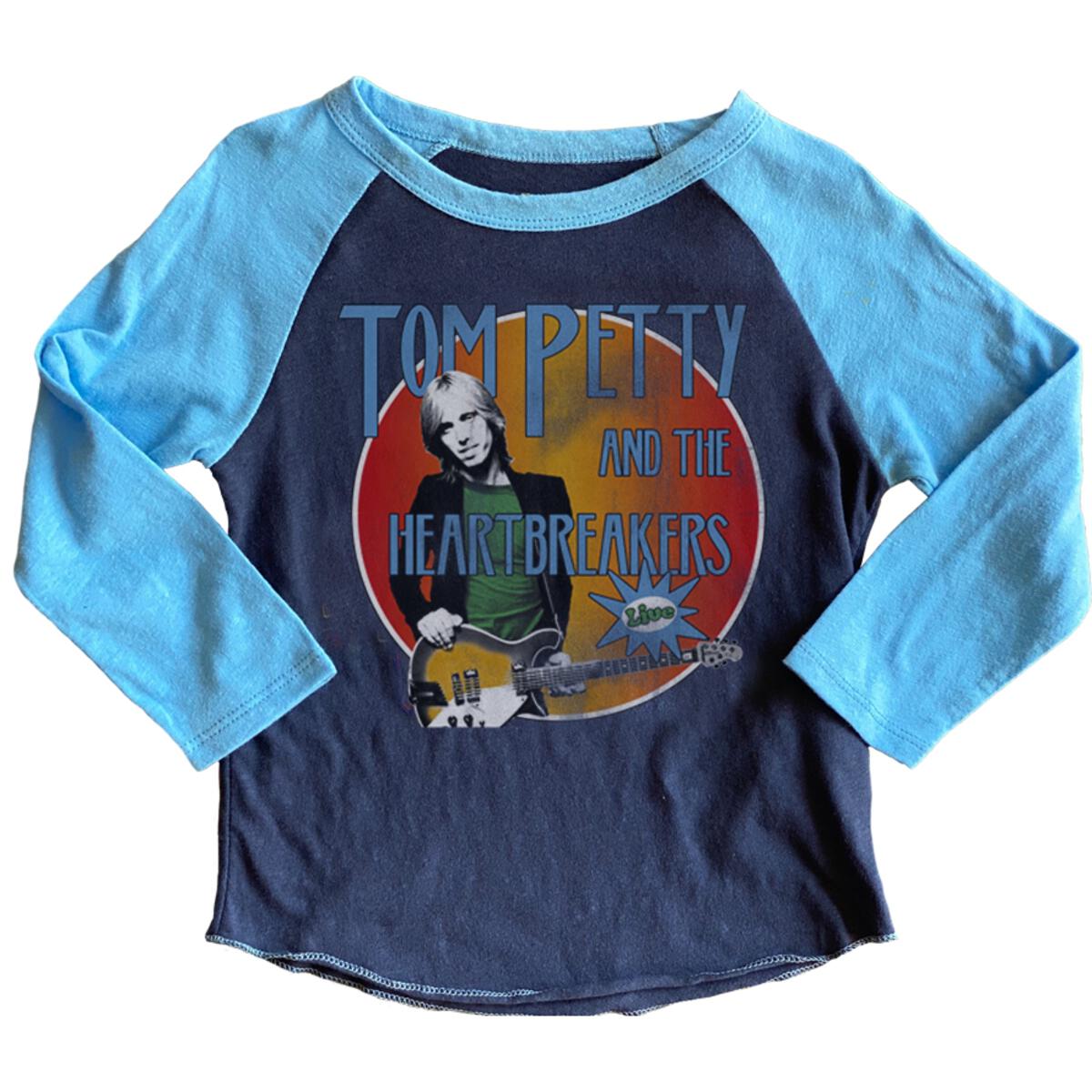 tom petty recycled raglan long sleeve tee