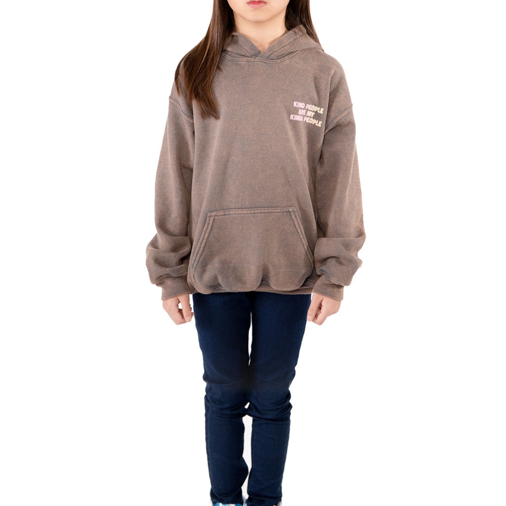 vintage charcoal grey kinda people hoodie