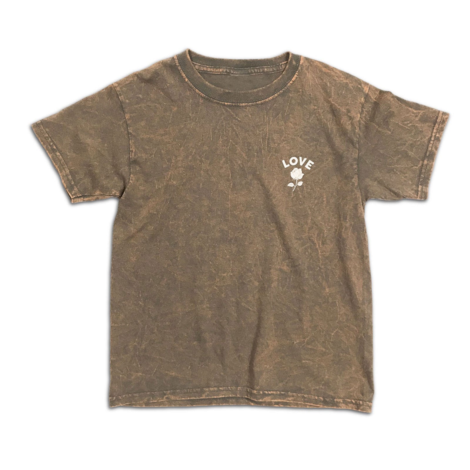 vintage charcoal grey love t-shirt