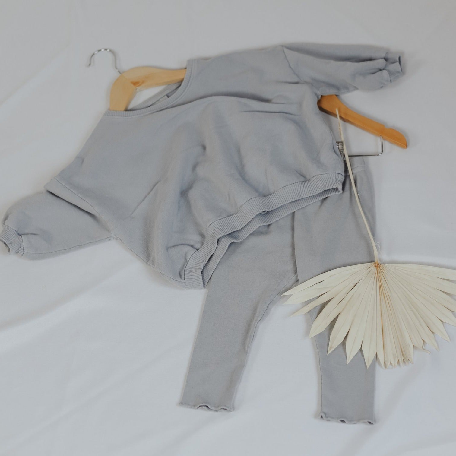 vintage grey crewneck lounge set