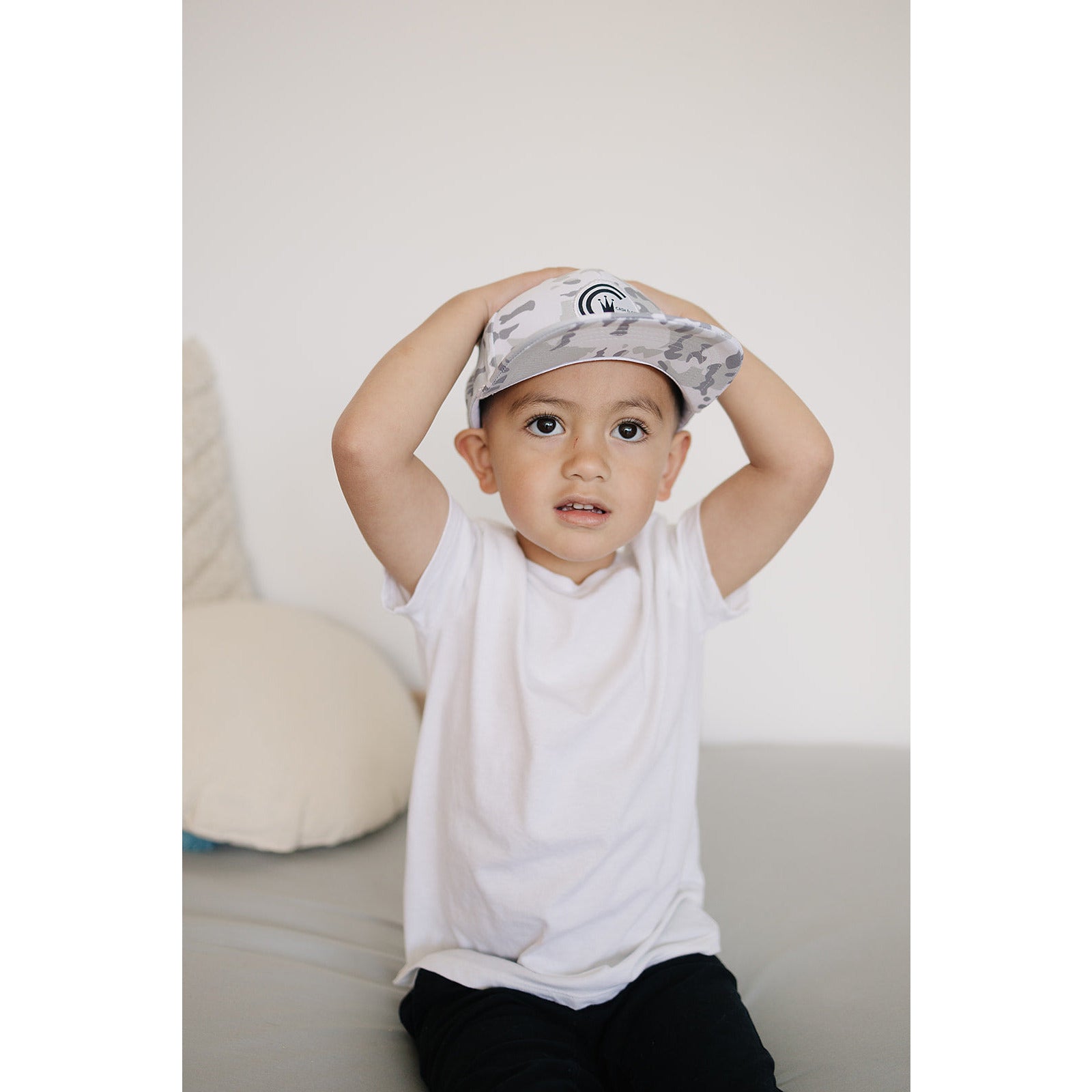 white camo hat