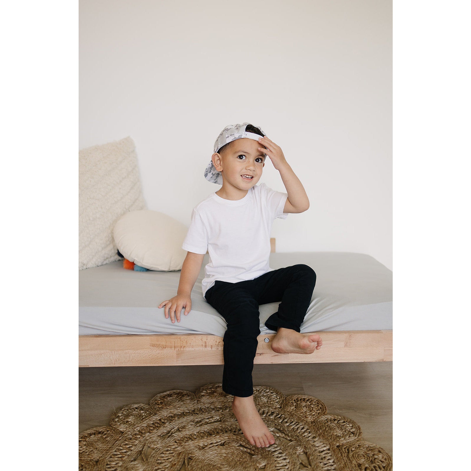 white camo hat