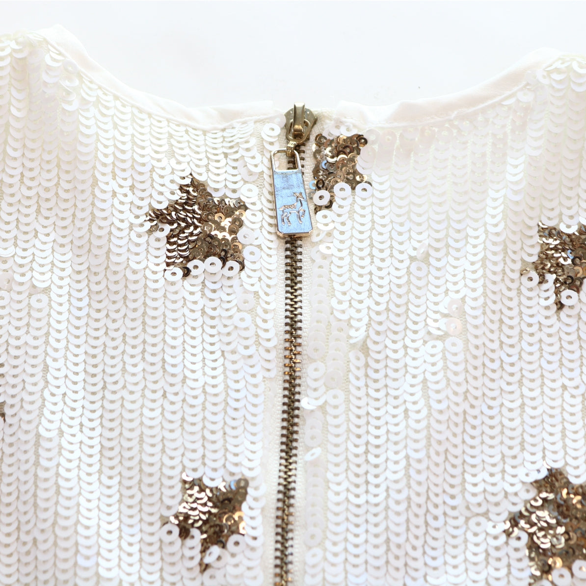 white star sequin dress