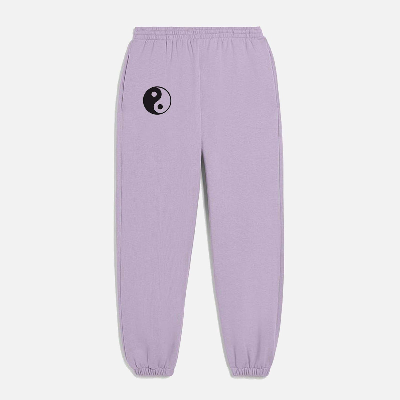 ying yang  sweatpants in lavender